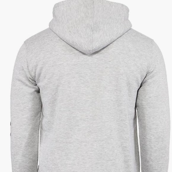 Spyder Men's Logo Full Zip Hoodie Grey Size Medium - Picture 2 of 3